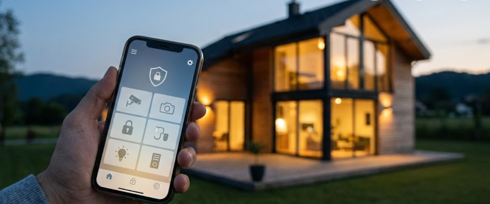 Control remoto de la seguridad en una vivienda desde el móvil
