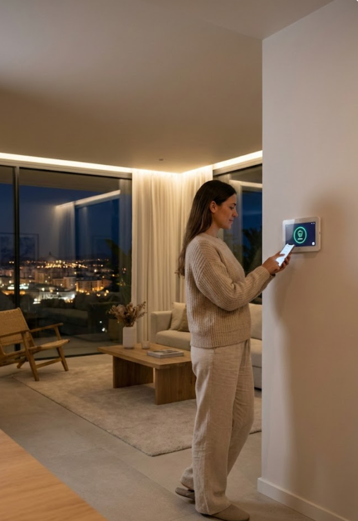 Sistema de alarmas para el hogar en Málaga con control desde el móvil